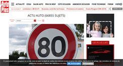 Desktop Screenshot of news.autoplus.fr