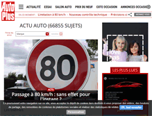 Tablet Screenshot of news.autoplus.fr